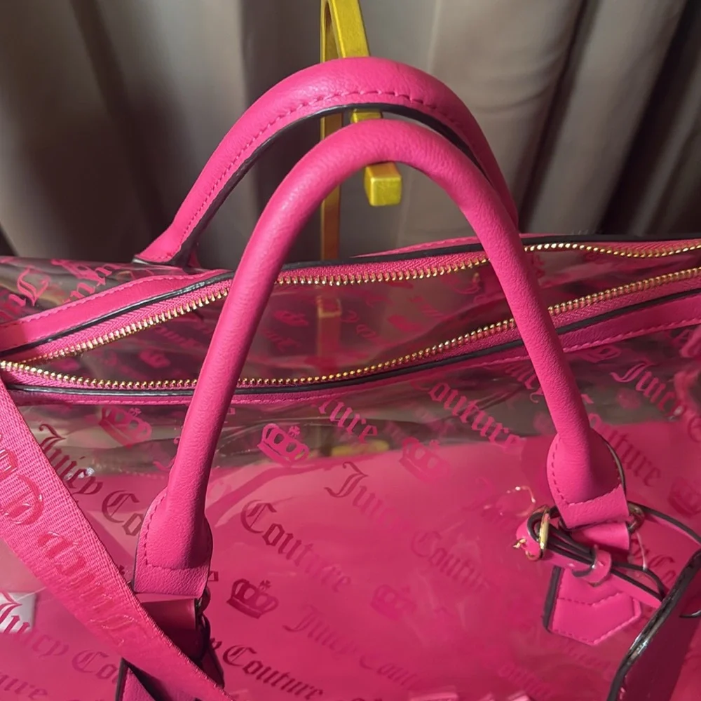 Juicy Couture Free love clear weekender bag - Picture 6 of 8